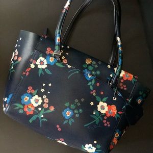 Parker small floral tote Tory Burch
